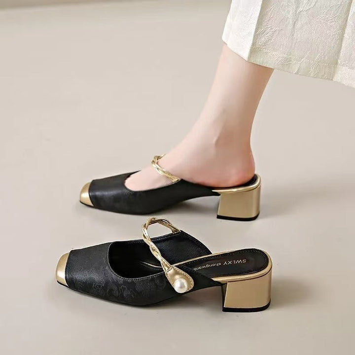 Melina | Leather Mules