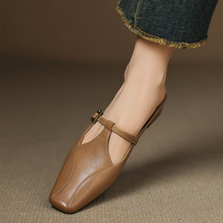 Keva | Leather Mules