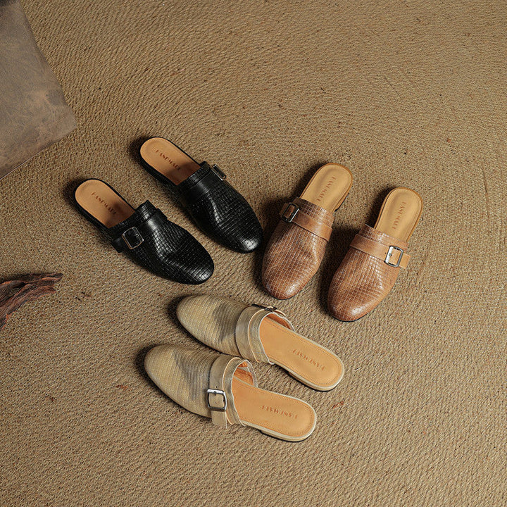 Emrie | Leather Mules