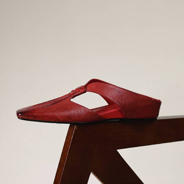 Olene | Leather Mules