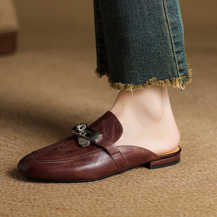 Carla | Leather Mules