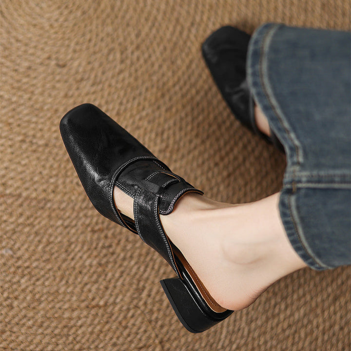 Ivora | Leather Mules