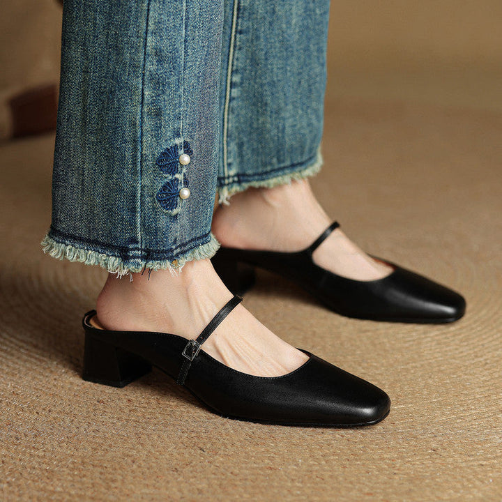 Esmer | Leather Mules