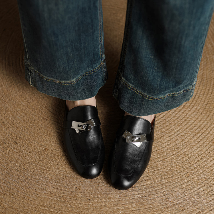 Carla | Leather Mules