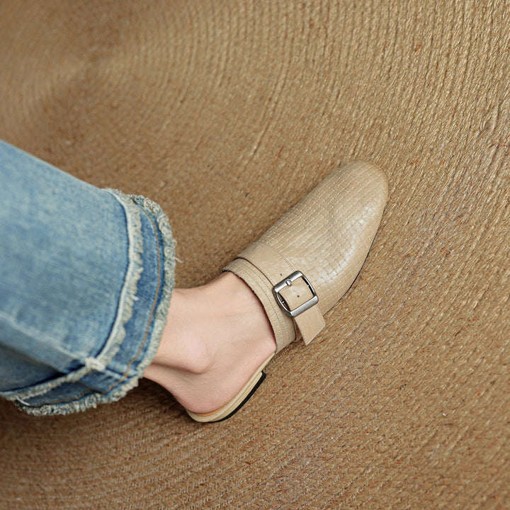 Emrie | Leather Mules