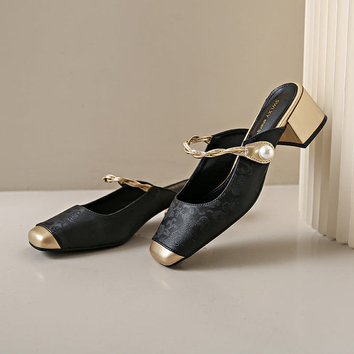 Melina | Leather Mules