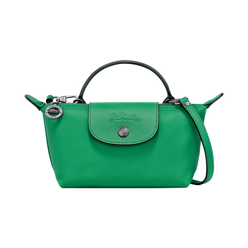 Mini Leather Bag Longchamp - Green