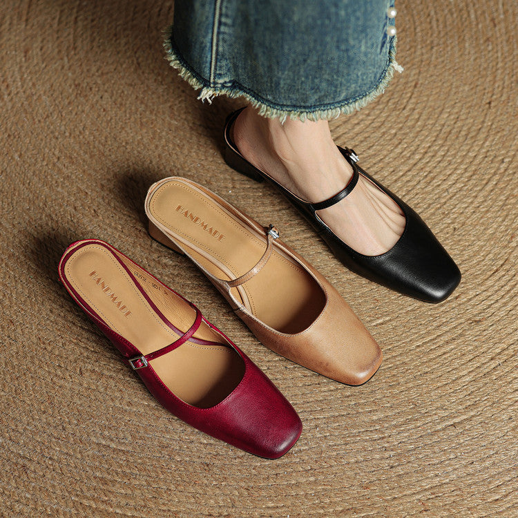 Esmer | Leather Mules
