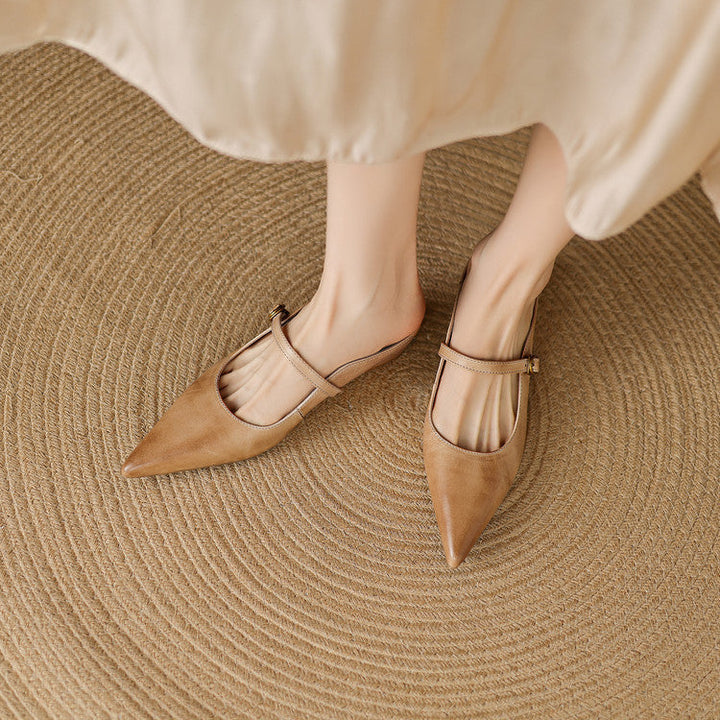 Neok | Leather Mules