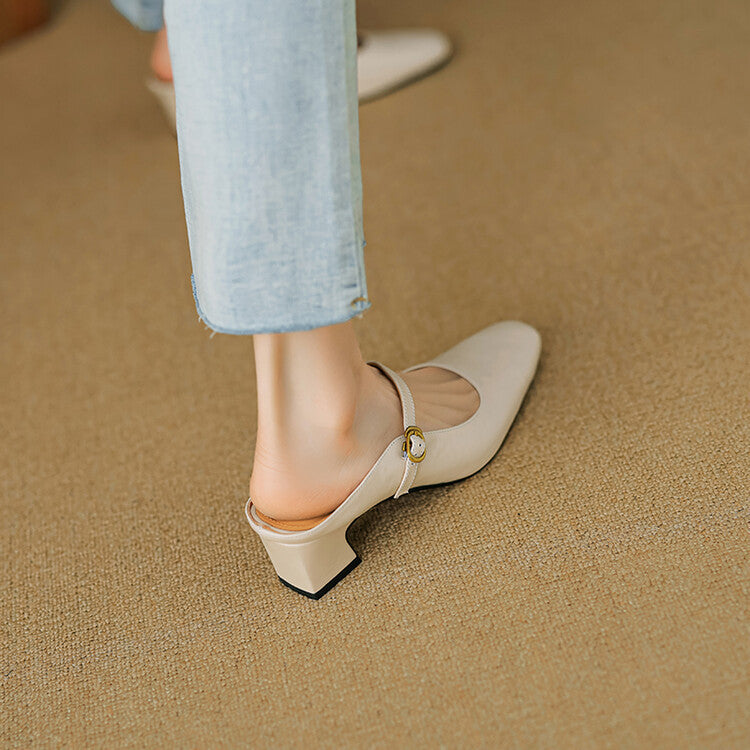 Vian | Leather Mules