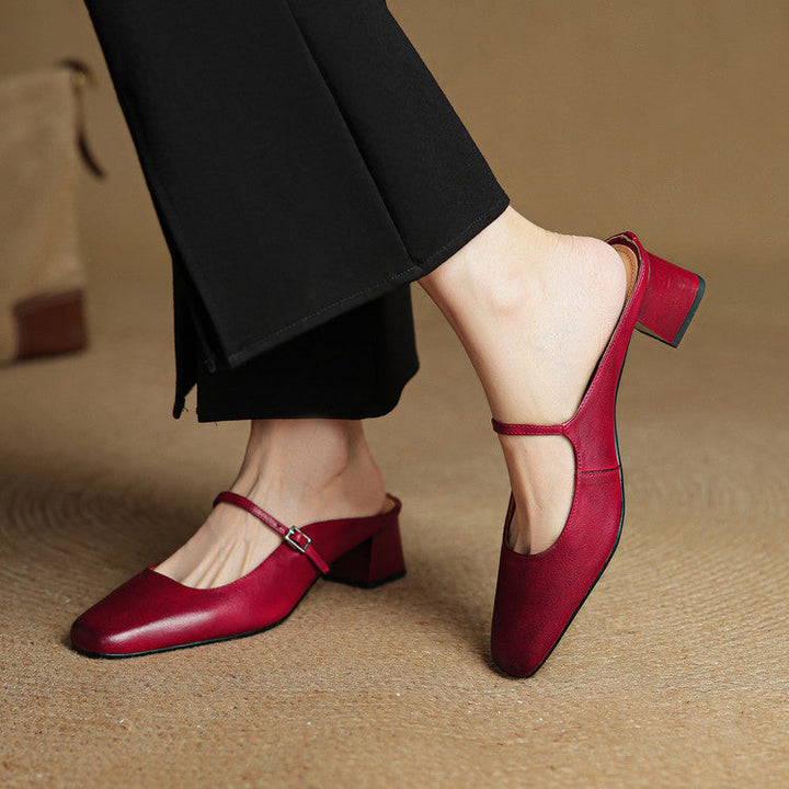 Esmer | Leather Mules