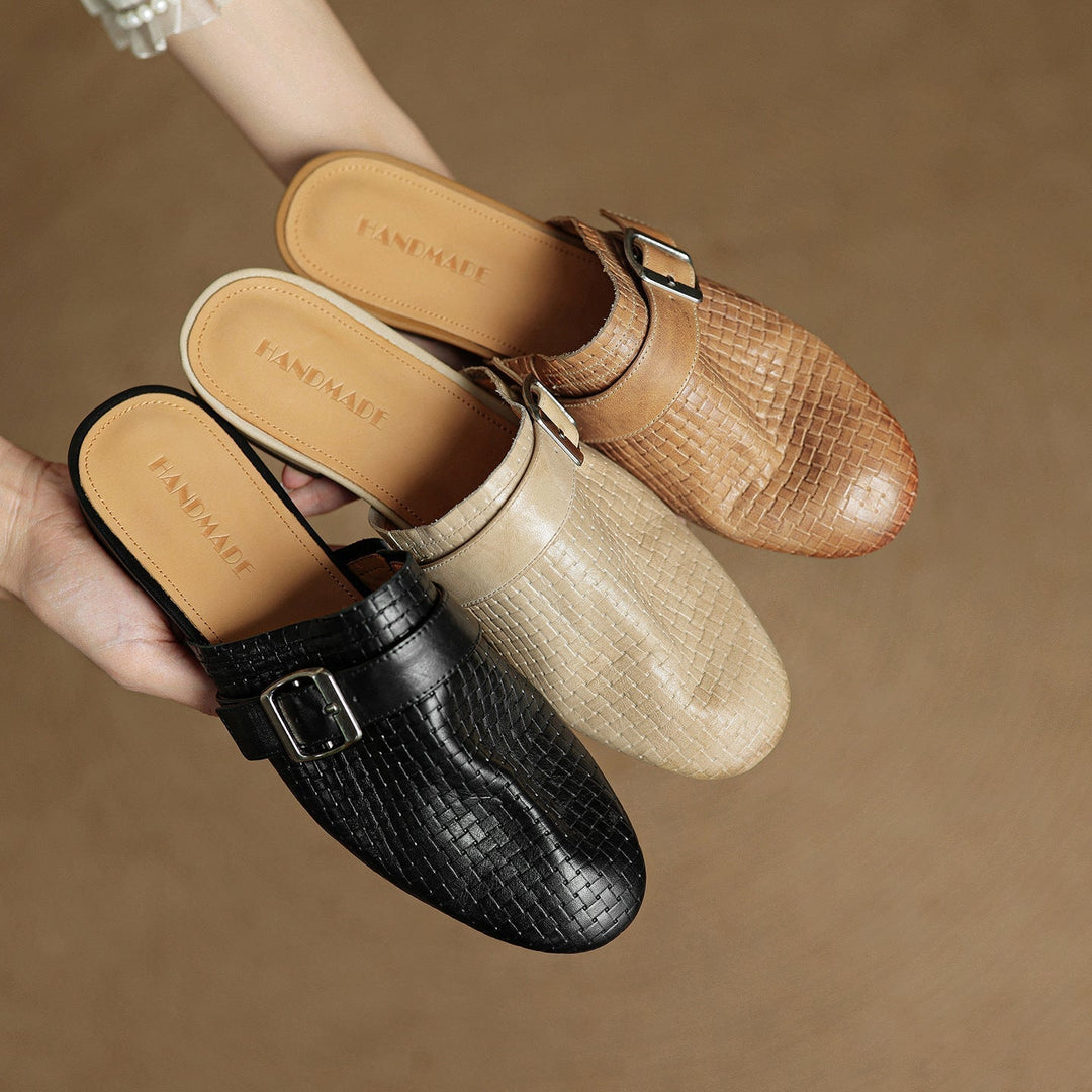 Emrie | Leather Mules