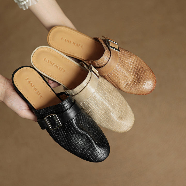 Emrie | Leather Mules