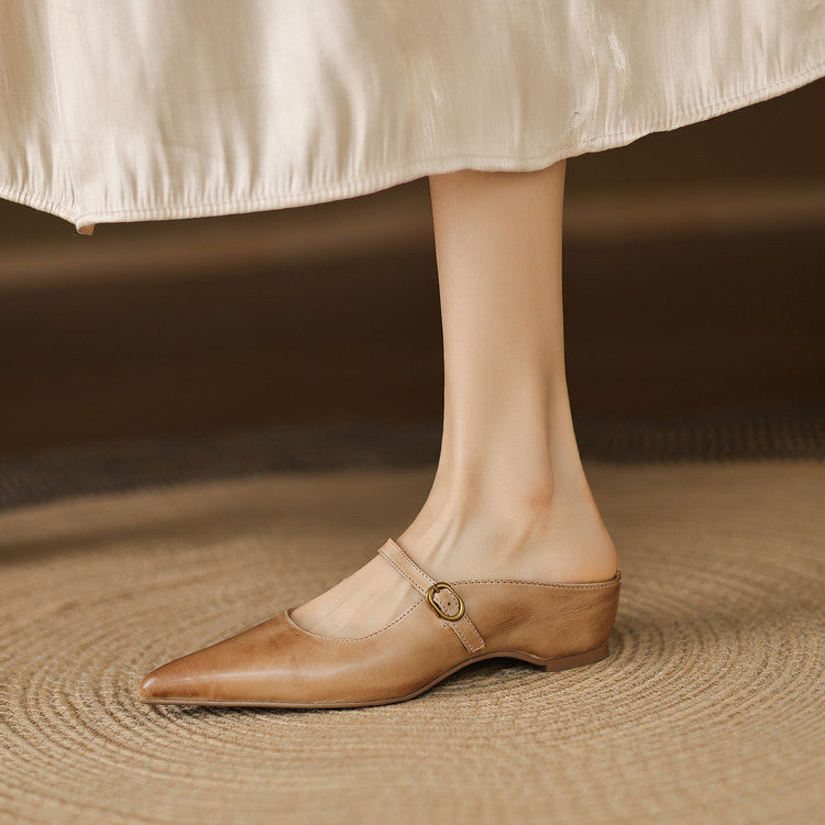 Neok | Leather Mules