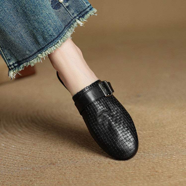 Emrie | Leather Mules