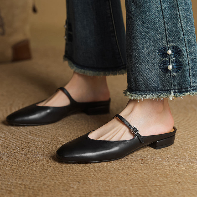 Marvyn | Leather Mules