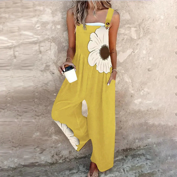 VERLAINE | Comfortable Printed Overalls