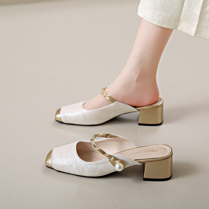 Melina | Leather Mules