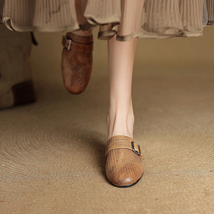 Emrie | Leather Mules