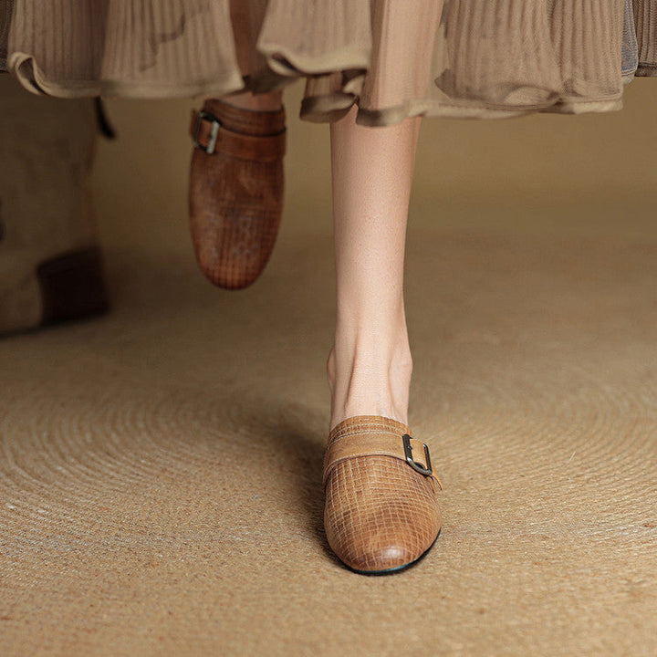 Emrie | Leather Mules