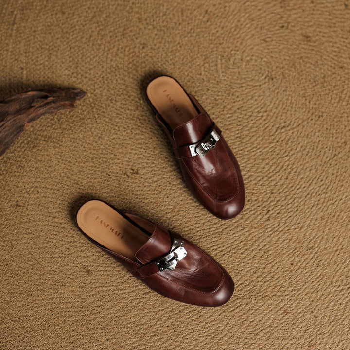 Carla | Leather Mules