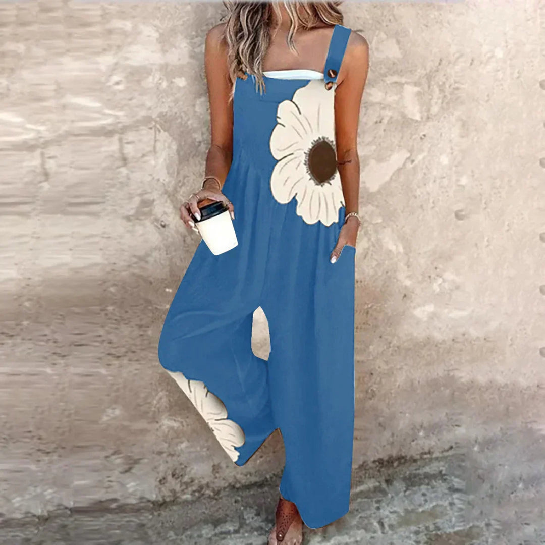 VERLAINE | Comfortable Printed Overalls