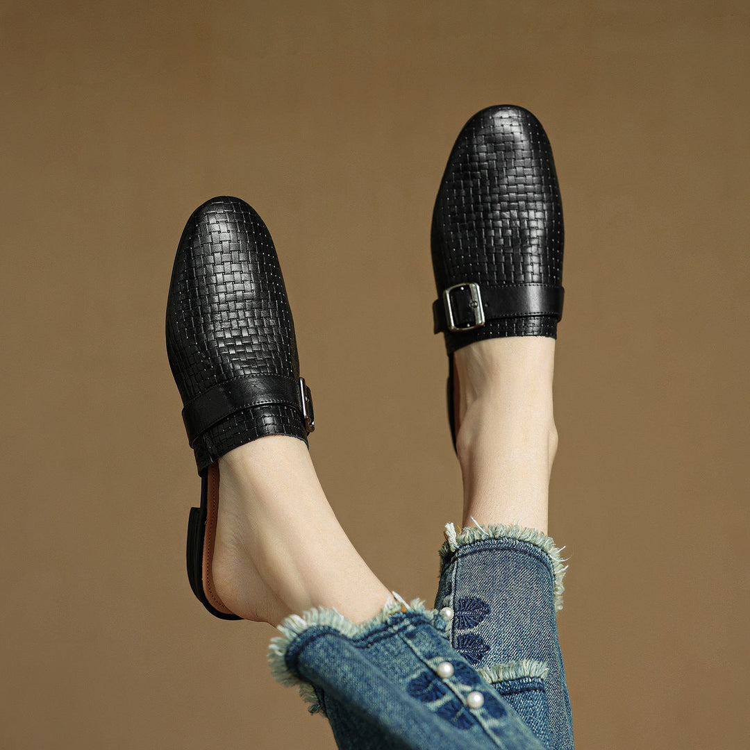 Emrie | Leather Mules