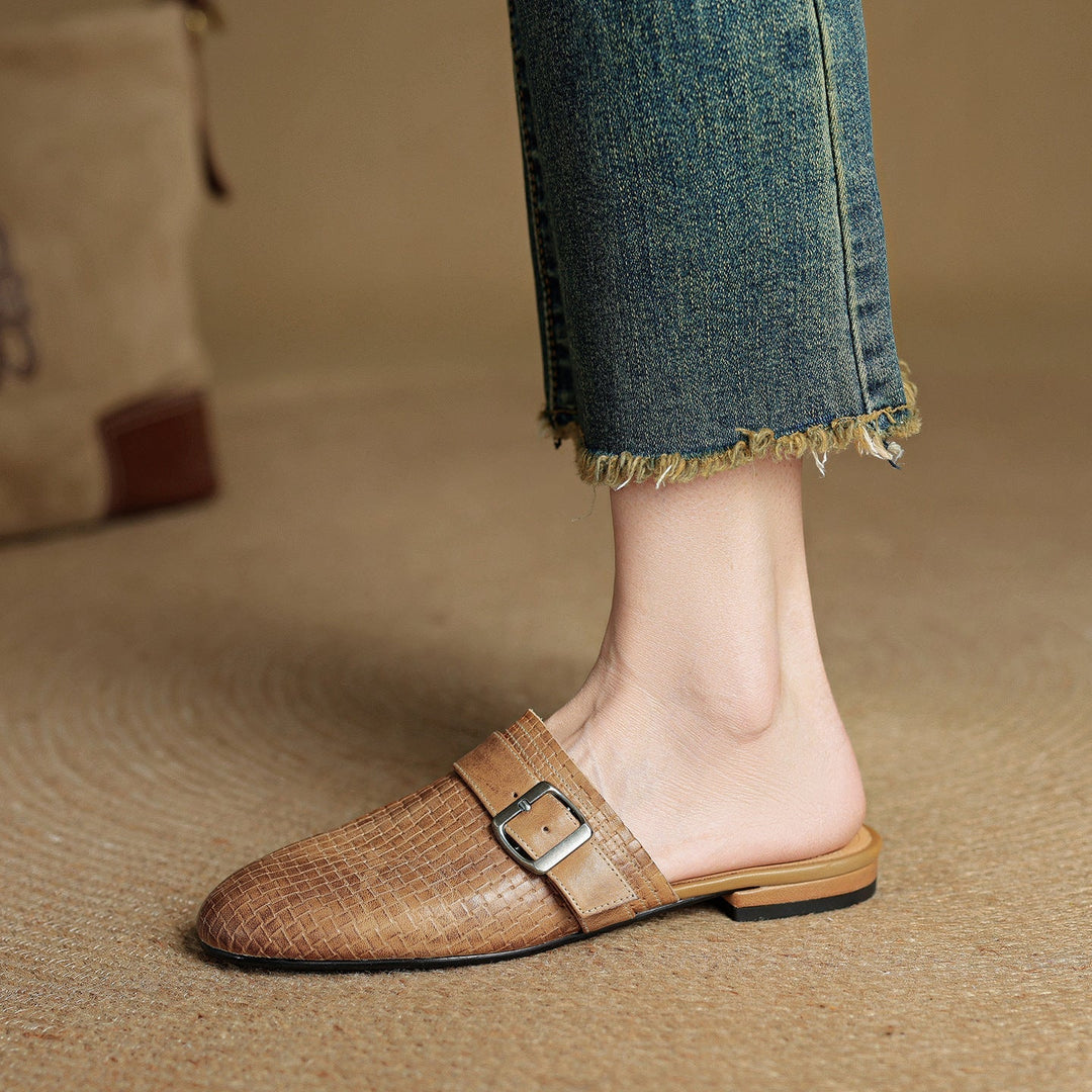 Emrie | Leather Mules