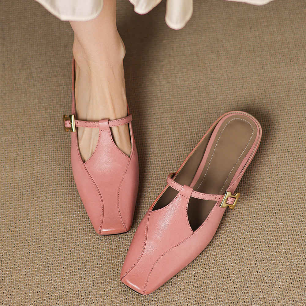 Keva | Leather Mules