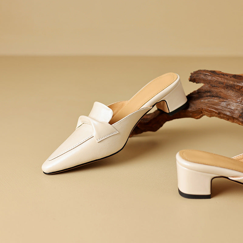 Erlen | Leather Mules