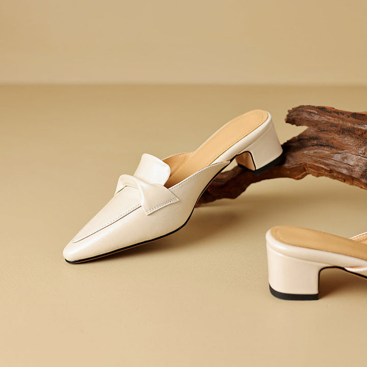 Erlen | Leather Mules