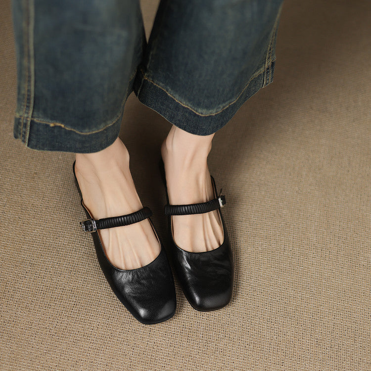 Novie | Leather Mules