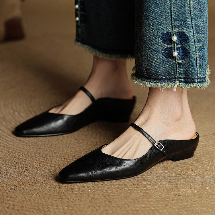 Orella | Leather Mules