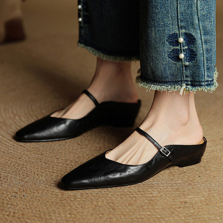 Orella | Leather Mules