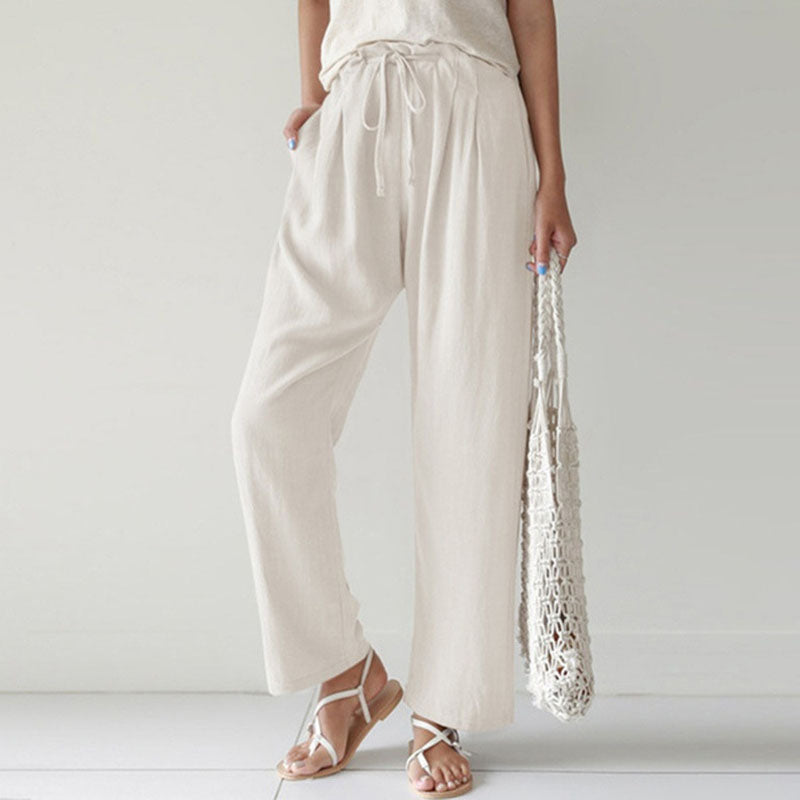 Vara - Relaxed Pants with Drawstring