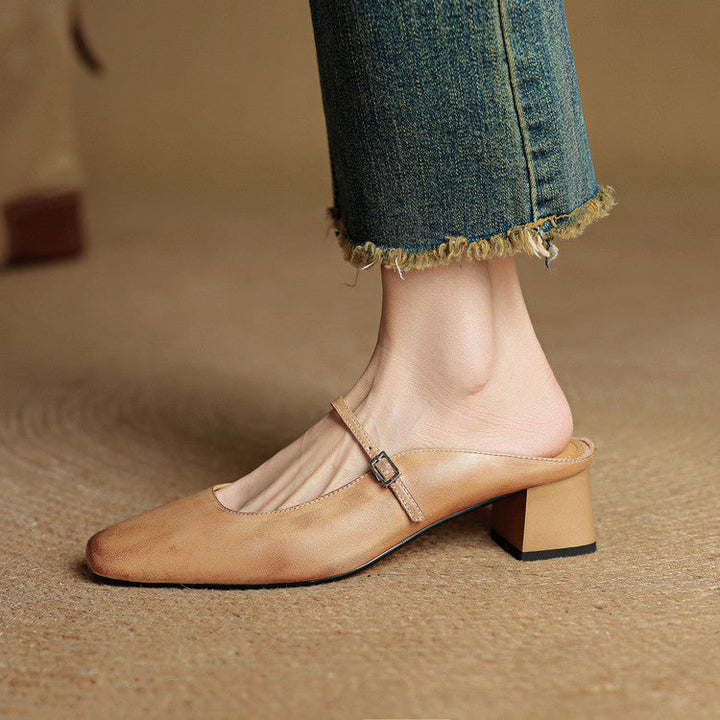 Esmer | Leather Mules