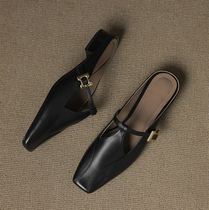 Keva | Leather Mules