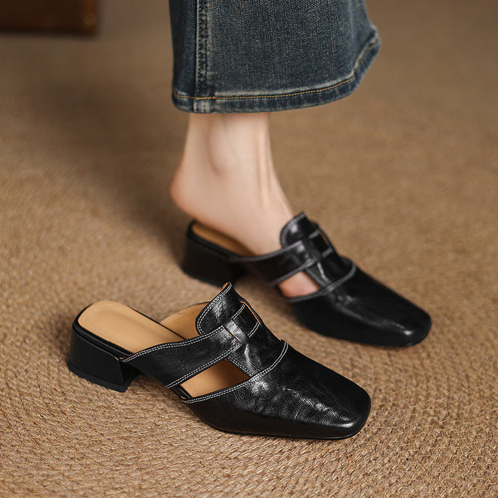 Ivora | Leather Mules