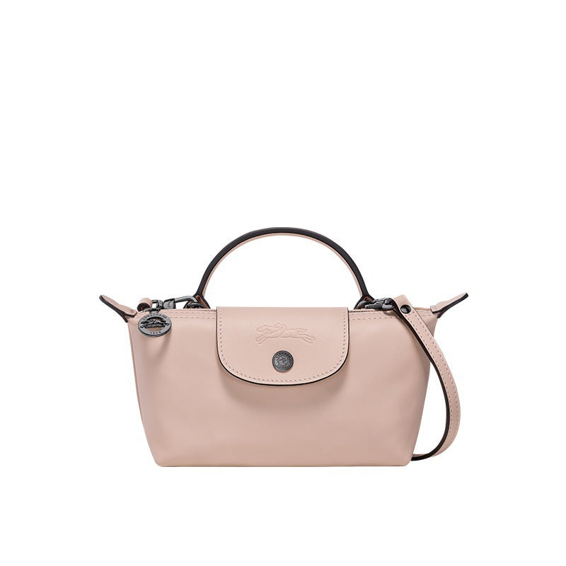 Mini Leather Bag Longchamp - Pink