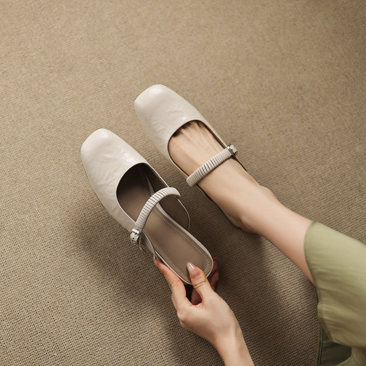Novie | Leather Mules