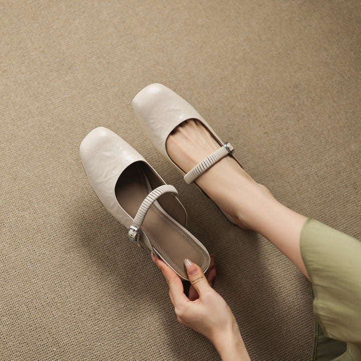 Novie | Leather Mules