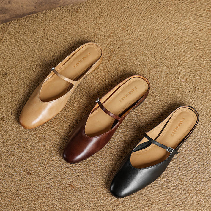 Merisa | Leather Mules