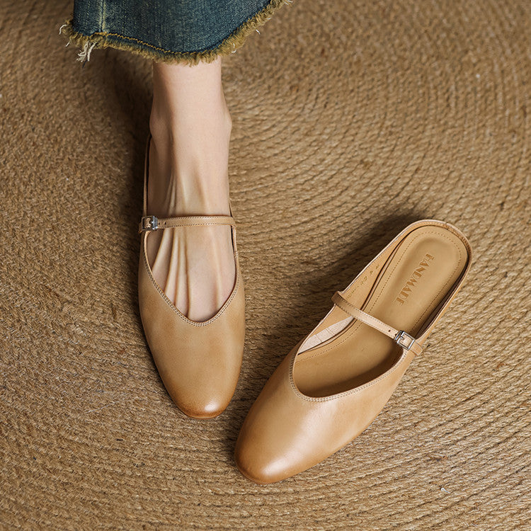 Merisa | Leather Mules