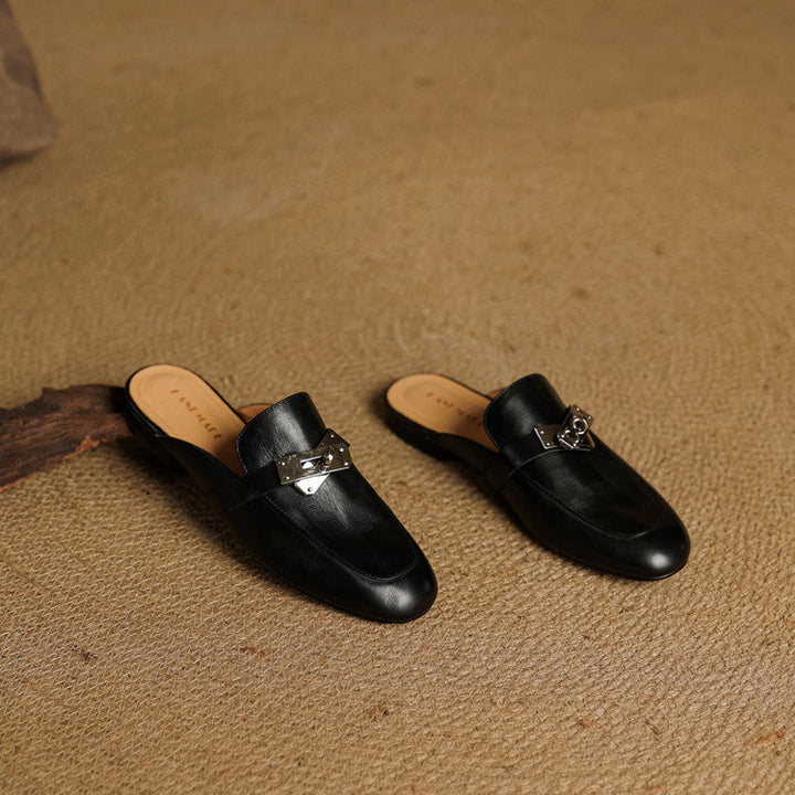 Carla | Leather Mules