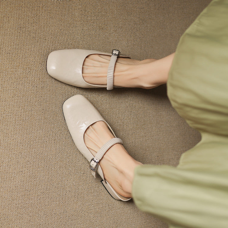 Novie | Leather Mules
