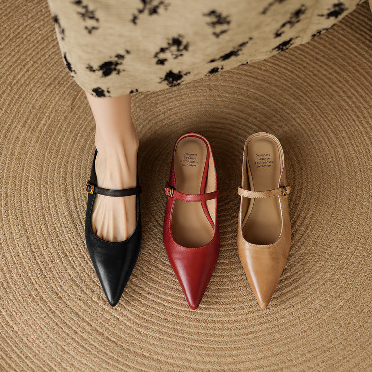 Neok | Leather Mules