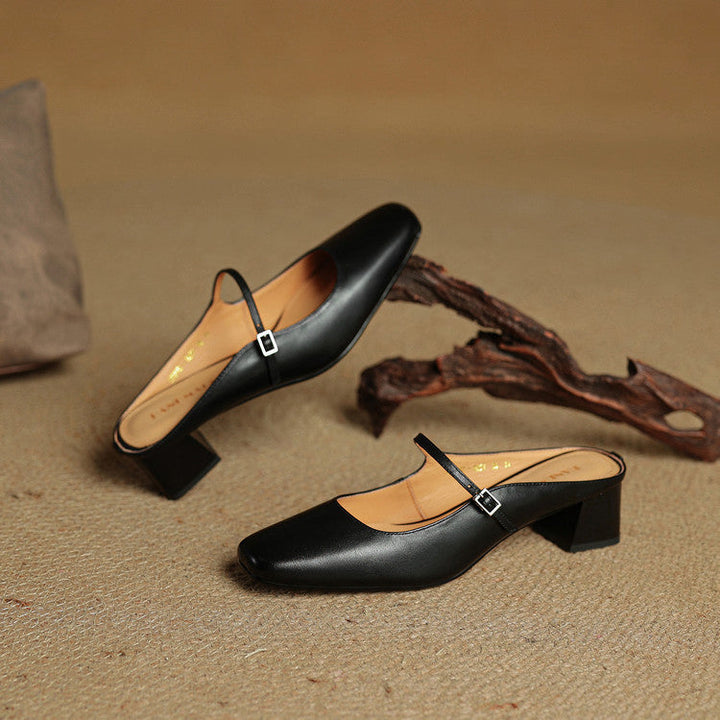 Esmer | Leather Mules