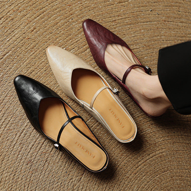 Orella | Leather Mules