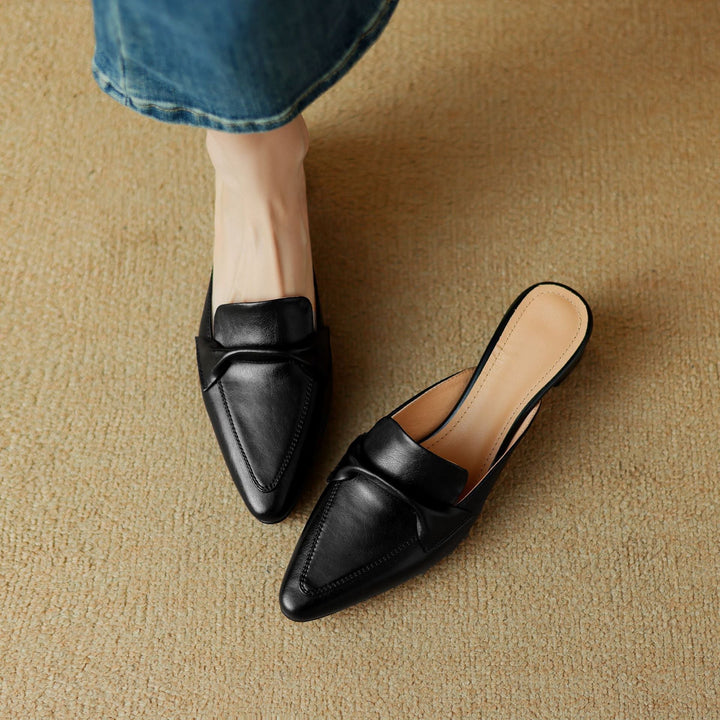 Erlen | Leather Mules
