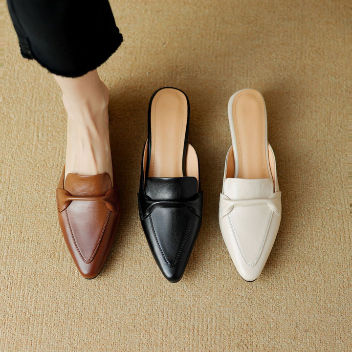 Erlen | Leather Mules